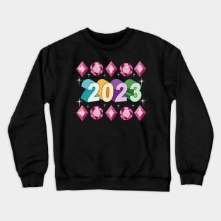 Happy New Year 2023 - Gems Stones Art Crewneck Sweatshirt